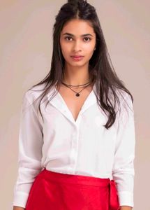 Classic White Button-Up Shirt