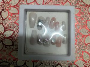 Press-On Nails with Gems