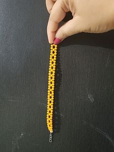 Beautiful Yellow Beads Bracelet For Daily Wear