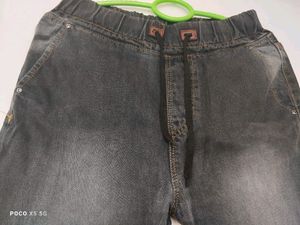 Dark Wash Denim Joggers