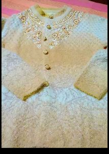 Embellished Fuzzy Sweater