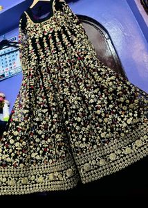 Heavy flared gown