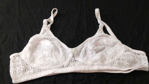 White Lace Bra