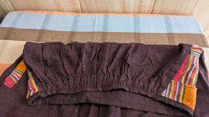 Bohemian Striped Patchwork Trouser