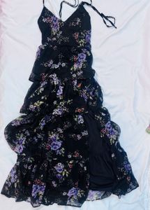 Floral Tiered ruffled Maxi Dress