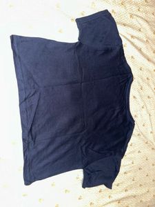 Blue T-Shirt with American Flag Star