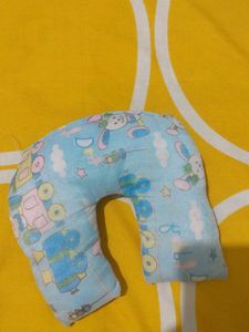 Cute Bunny &amp; Train Neck Pillow