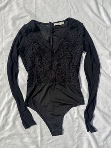 Black Lace Bodysuit