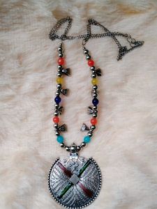 Boho Tribal Pendant Necklace
