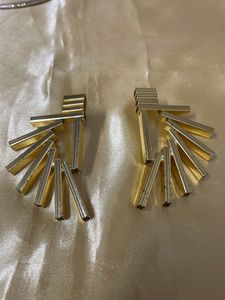 Gold Fan Earrings
