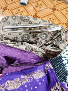 Vibrant Purple Crossbody Messenger Bag