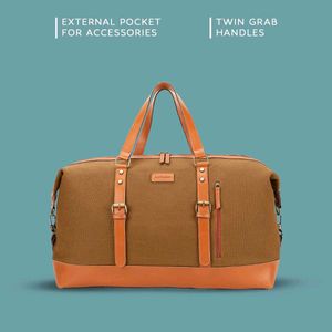 New Aircase Duffle Bag Pu Leather With Strap