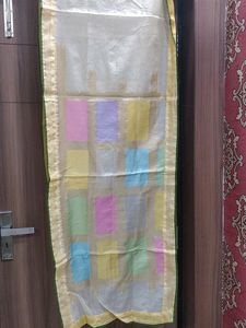 Designer Thread Embroidery Yellow Kurta Pants