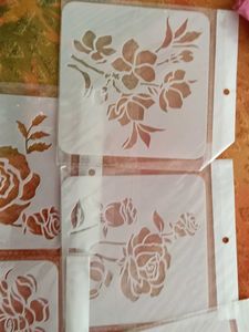 Floral Stencils for Crafts