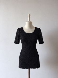 Elegant Black Lace Dress