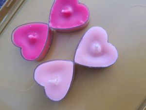 Heart Shaped Tealight Candles
