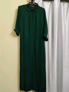 Elegant Green Maxi Dress