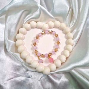 Elegant Beaded Bracelets Set (6 pcs)