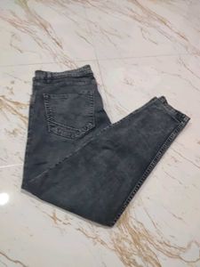 Stylish Gray Denim Jeans