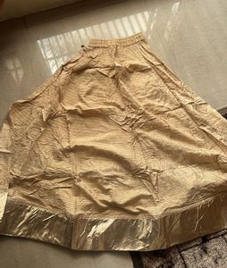 PANTALOONS Golden Ethnic Skirt