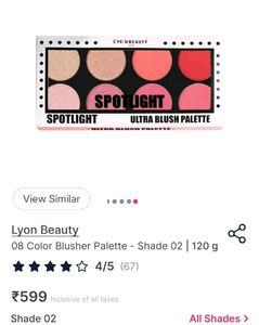 Blush pallet