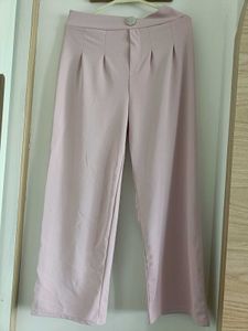 Wide Leg Pink Pants