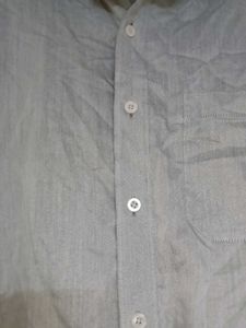 Men's Grey Long Sleeve Shirt