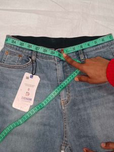Denim Cropped Jeans