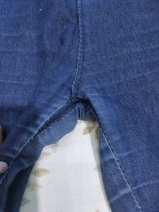 Blue Stretchable Trousers