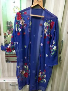 Hand-embroidered Shrug