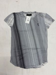 Stylish Men's Grey Graphic T-Shirt