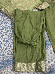 Green Kurta Set with Dupatta