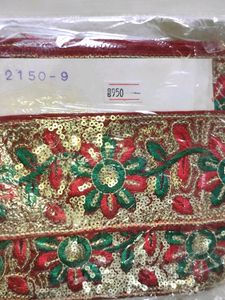 Decorative Floral Sequin Trim