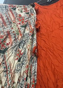 Designer Anarkali kurta with dupatta