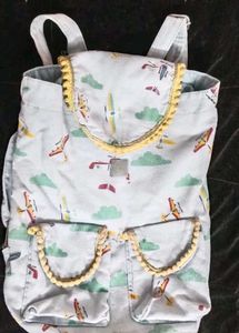 Cute Airplane Print Backpack