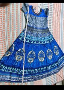 Blue Party Wear Gown
