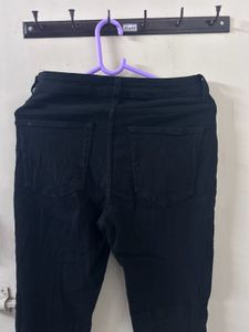 Black Skinny Jeans Women Size 30 High Waisted