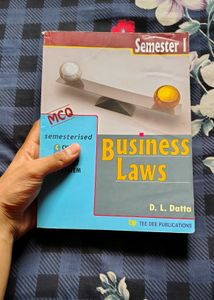 Business Laws - Semester I - MCQ