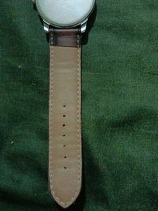 Classic Brown Leather Strap Watch
