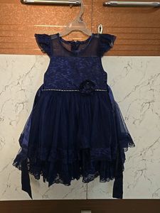🆕 Navy Blue Frock (Birthday Dress)