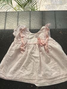 Baby Girl's Pink Dot Dress