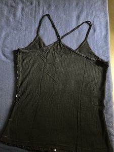 Hot black sequins Top