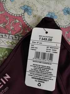 Burgundy Ring Detail Crop Top