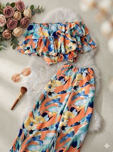 Floral Print Two-Piece Set