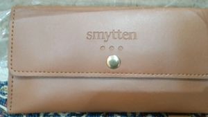 Leather Brown Wallet With 4 Compartments