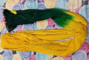 Elegant dark green ethnic set