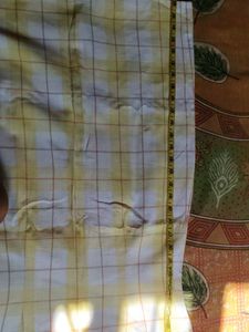 Yellow Plaid Sleeveless Dress