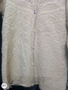 Vintage Tan Cardigan - Oster Brand