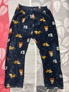 Cozy Fox Print Flannel Pajama Pants