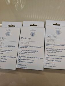 Combo Of 3 Pept-Eye Actives (Eye Patches)